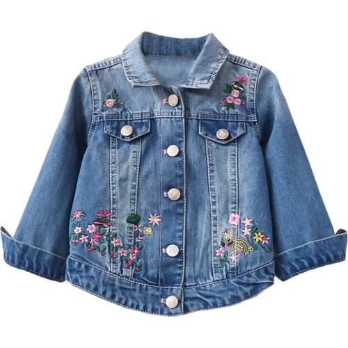 Amur Leopard Denim Jackets For Girls