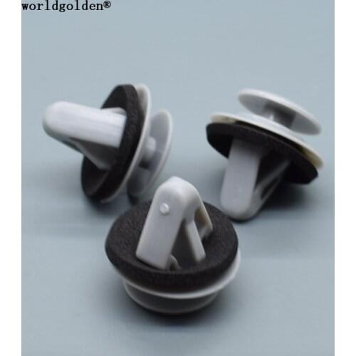 Worldgolden 100pcs auto fasteners Retaining Clip for Mazda TD12-51-SJ3A