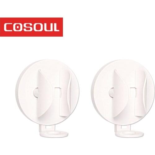 COSOUL Electric Toothbrush Holder 2 Pieces Wall Mount Elastic Hold Protect Handle Save Space Keep Dry Stop Mildew