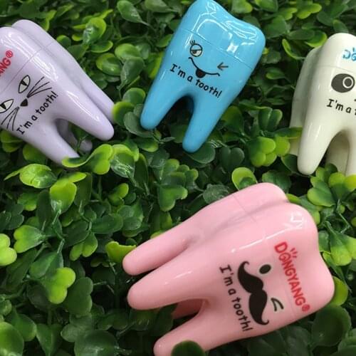 Ellen Brook 1 Pcs Stationery Candy Colored Teeth Shape Mechanical Creative Cartoon Pencil Sharpener School Office Supplies Gift