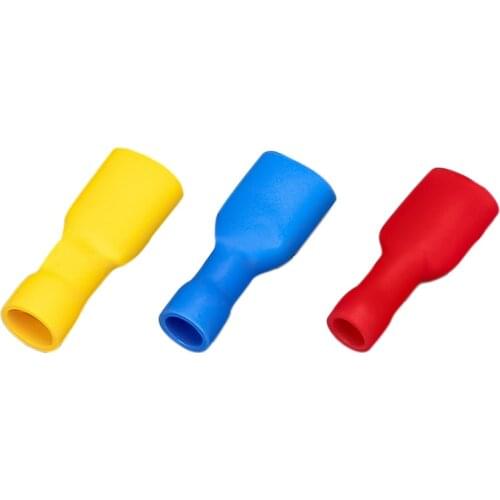 100PCS FDFD FDD MDD 1.25-250 2.5-250 5-250 insulated electrical crimp terminal connector