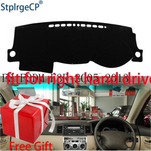 Car Dashboard Cover Mat for BYD F3 F3DM F3R 2005-2013 Right Hand Drive Dashmat Pad Dash Mat Covers Dashboard Accessories