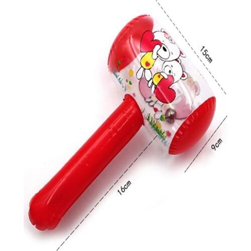 Inflatable Hammer With Bell Air Hammer Baby Toy Kids Toys Party Favors Inflatable Toy Pool Beach Toy C5AA