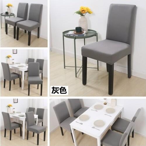 Solid Color Chair Covers Spandex Stretch Elastic Chair Cover for Wedding Dining Room Office Banquet Party Supplies Wholesale