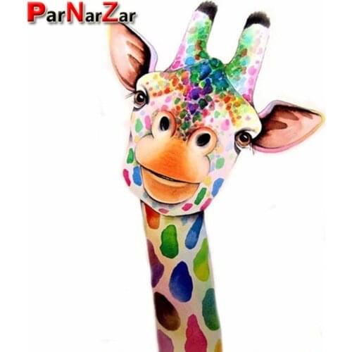 ParNarZar Giraffe Diamond Painting Full Drill DIY Crystal Rhinestone Cross Stitch Embroidery Arts Craft for Home Wall Decor