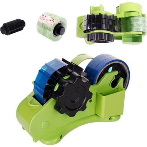 Semi-Auto Tape Dispenser With 35mm/48mm Width Roller Tape Cutter Sealing Tape Holder Desktop Office Packaging Household Tools