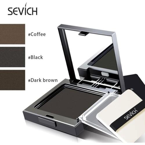 Sevich 3 Colors Hair Line Powder Waterproof Dark Brown Hair Shadow Powder Hair Concealer Powder Instantly Cover Up