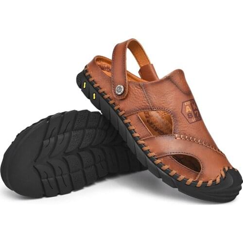 Sandles erkek sport da size outdoor sandale shoes rubber man playa for summer para roman safety masculina homme 2019 sandalet