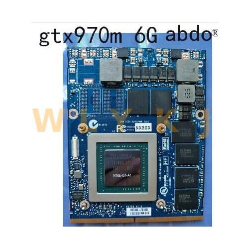 Abdo GTX 970 M GTX970M N16E-GT-A1 6GB for video for Clevo P375SM P170EM P150EM P157SM P151SM P150SM P170SM P177SM 100% Work