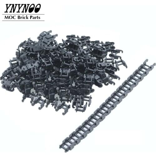 100-500Pcs/lot High-Tech Parts Bulk Chain Link Gear Tank Track Tread Motorcycle Train Caterpillars 3711 Building Blocks Bricks