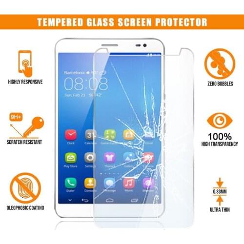 Screen Protector for HuaWei Mediapad T1 7.0 Tablet Tempered Glass 9H Premium Scratch Resistant Anti-fingerprint Film Cover