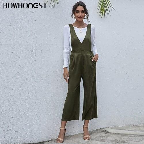 Za Womens Jumpsuit Autumn New Arrivals V-neck Solid High Waist Elegant Long Female Jumpsuit And Bodysuit Sexy Outfits For Woman