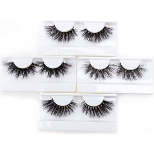 3D Mink Lashes 25MM Full Strip False Eyelashes Nature Soft Long Individual Eyelashes Extension Makeup Beauty Free Shipping