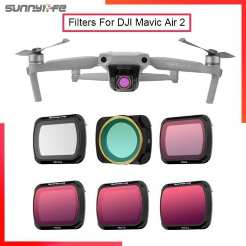 Drone Accessories For DJI Mavic Air 2 Filters UV ND CPL 4/8/16/32 NDPL 8 Polar Kit Camera Lens Filter Protection DJI Accessories