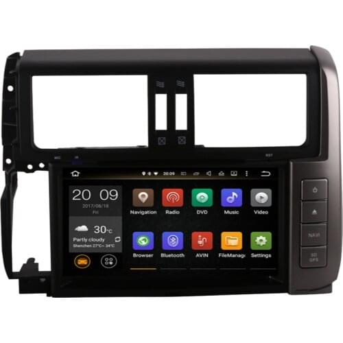 Octa Core 8'' Android 9.0 IPS Screen GPS Navigation DVD Multimedia Player with Bluetooth For Toyota Prado/Prado 150 2010-2013GPS