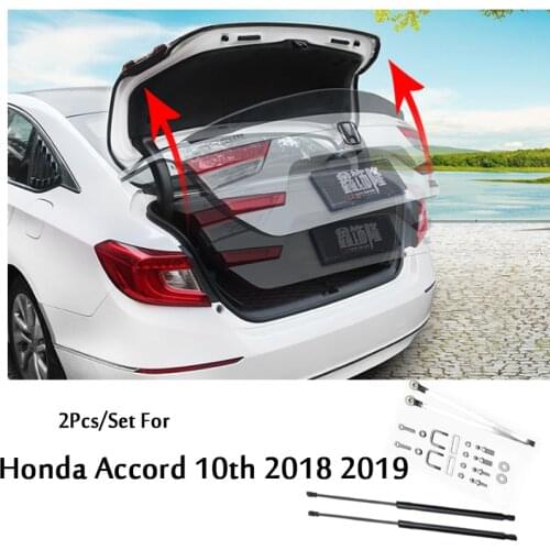 Car Back rear Trunk Box Support Hydraulic Rod Strut Spring Bars Shock Bracket 2Pcs/Set For Honda Accord 10th 2018 2019