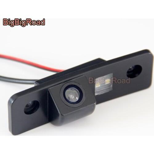 BigBigRoad For Skoda Octavia 2008 -2010 2011 2012 2013 / Ford Mustang GT / CS 2005 - 2014 Car HD Rear View Parking CCD Camera
