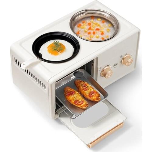 Household Breakfast Machine Oven Toaster Multifunctional Four in One Breakfast Cooking Artifact Automatic Cooker