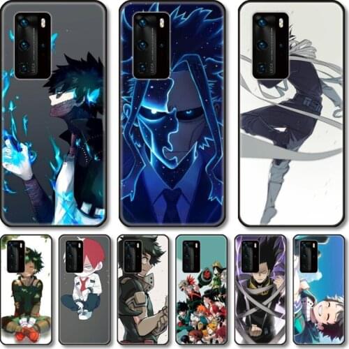Anime hero Phone Case For Huawei P 40 30 20 10 9 8 Lite E Pro Plus black cell shell