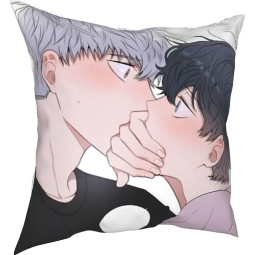 Gay Kiss Cherry Blossoms Pillowcase Printed Polyester Cushion Cover Decoration After Winter Throw Pillow Case Cover Home 18