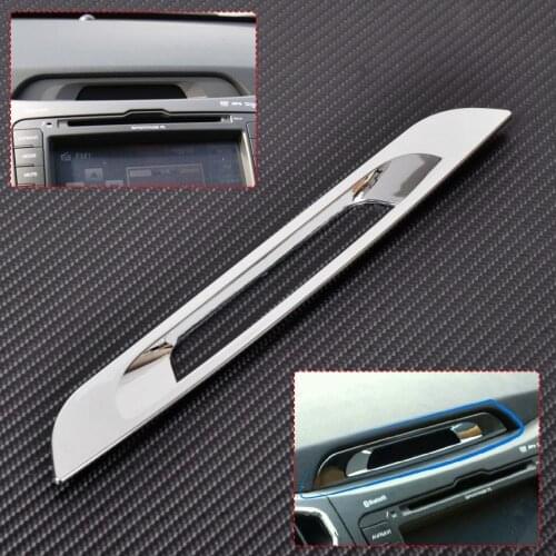 CITALL Chrome Interior Console Display Molding Trim for Kia Sportage R 2011 2012 2013 2014 2015