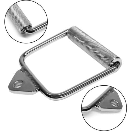 D-handle Fitness Equipment Cable Machine Attachments Weight D-handle Tricep Workout Cable Lifting Accessory Attachment Rope W9A1