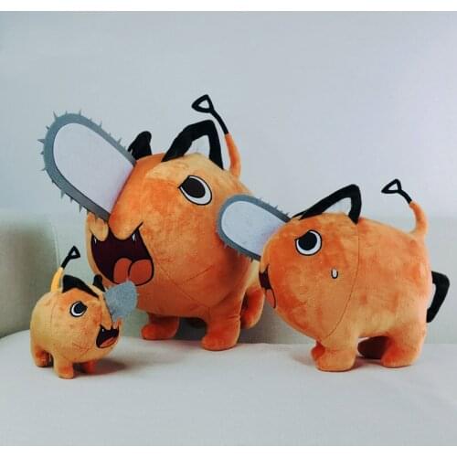 Anime Chainsaw Man Cosplay Dolls Denji Pochita Plush Pillow Stuffed Dango Toy Diagonal Bag Keychain Pendant For Gift