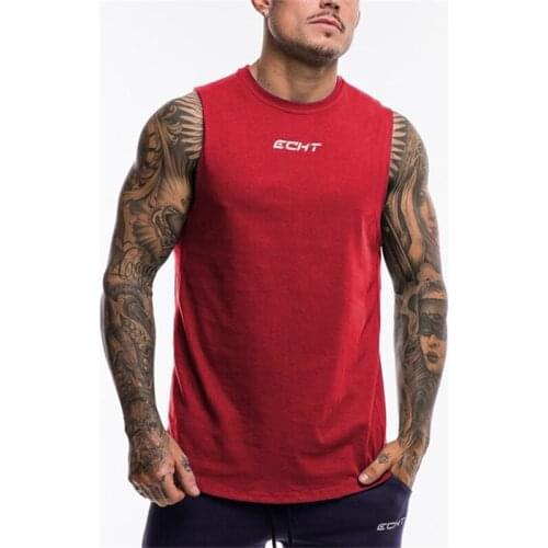 Men Summer Bodybuilding Workout Sleeveless Tank Tops Mens Gyms Clothing Fitness Jogger Undershirt Casual Breathable Vest New
