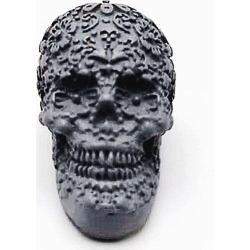 Mini Flower Skull Mould Silicone Halloween Decoration Tool diy Gypsum Candle Soap Silicone Mold Food Mould