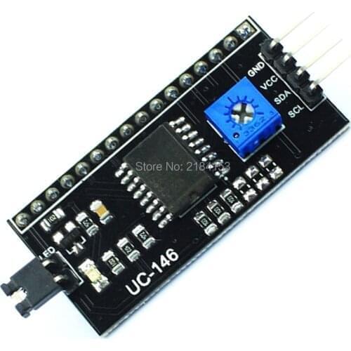 50PCS/Lot Serial Board Module Port IIC/I2C/TWI/SPI Interface Module for 1602 LCD Display