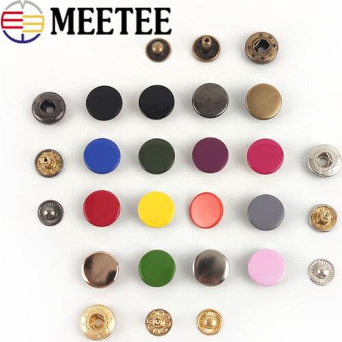 20set 12/15/17mm Retro Metal Snap Buttons for Clothing Snap Fastener Press Stud Buckle DIY Clothes Sewing Accessories D3-6