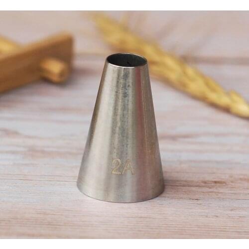 #2A Icing Tip Nozzle Cake Decorating Tips Stainless Steel Icing Fondant Piping Decorating Nozzle Tip Baking & Pastry Tools