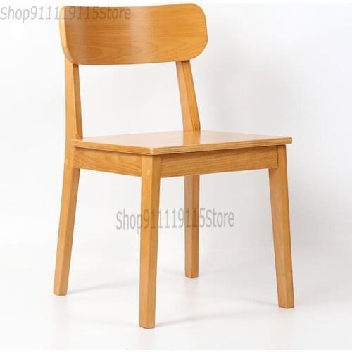 Nordic Dining Chair Adult Modern Simple Armchair Household Solid Wood Desk Chair Dining Table Chair Makeup Y Chair Creativity