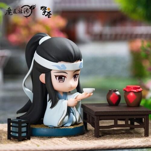 Official Original Grandmaster Of Demonic Cultivation Lan Xichen Doll Figure PVC Figurine MDZS The Untamed Toy Model Display QC