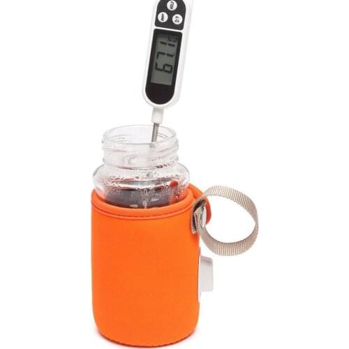 Portable USB Baby Bottle Warmer Heater Insulated Bag Travel Cup Portable In Car Heaters Drink Warm Milk Water Thermostat Bag