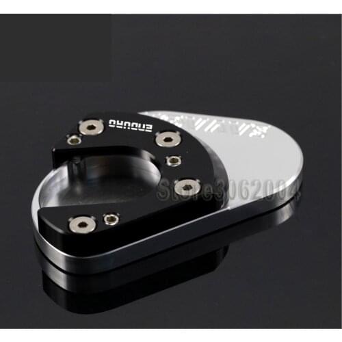 For KTM 690 Enduro R 690Enduro 2009-2016 2015 2014 12 Motorcycle Side Kickstand Stand Extension Support Plate pad With Logo cnc