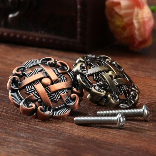 1pc Cupboard Kitchen Pull Wardrobe Drawer Knob Cabinet Door Knobs And Handles Antique Furniture Drawer Pulls Handles With Screws