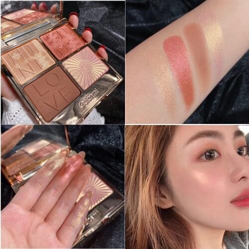 3D Bronzer Contour Palette Makeup Highlighter Face Shading Powder Blush Eyeshadow Waterproof Make Up косметика maquillage