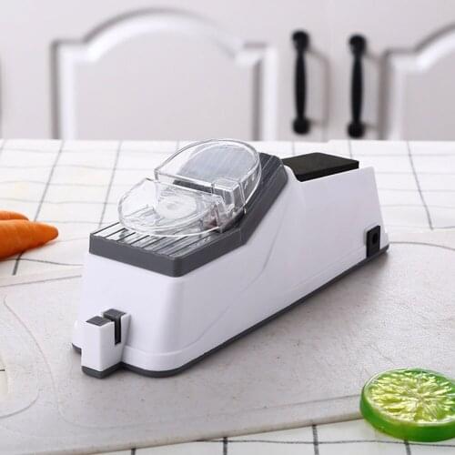 Knife Sharpener Automatic USB Electric Fine Sharpening Stone Professional Kitchen Sharpening Multifunctional Quick Kitchen Tool