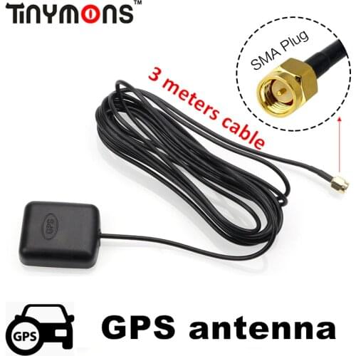 Car GPS Receiver Antenna Signal Strengthen Stable GPS Receiver SMA Connector 3 Meters Auto Aerial adapter for DVD Navigation