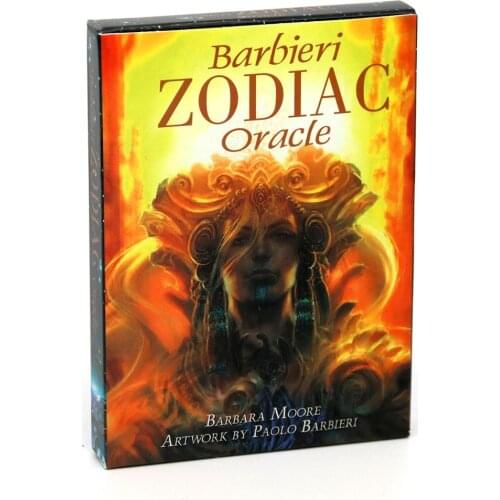 Barbieri Zodiac Oracle Cards Tarot Kit Deck Cards Astrology Set Divination Five languages English Spanish French Italian German