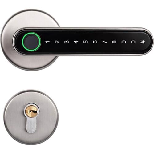 PlanA Smart Fingerprint Password Door Lock TUYA Bluetooth APP Works with IOS and Andriod Keyless Entry Elctronic Eecurity