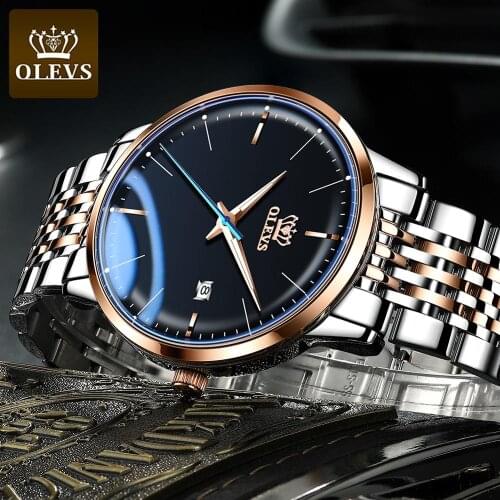 OLEVS Watch Men Business Mens Watches Automatic Mechanical Watch For Men Luxury Male Clock Casual Waterproof Reloj Hombre 2020