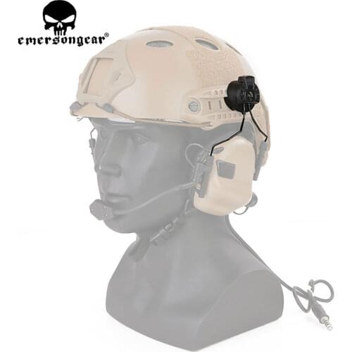 EMERSONGEAR Tactical Helmet Rails Rotatable Adapter Attachment Kit Swivel Bracket Set Airsoft Military Outdoor Shooting BD9570