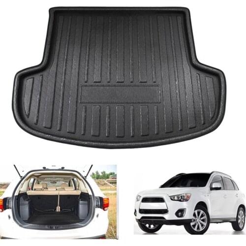 Hsanzeo Rear Trunk Tray Mud Protector Mat Liner Boot Cargo Mat Fit For Mitsubishi Outlander 2013-2017