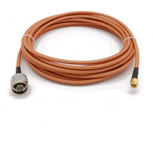 Type N Male to SMA Male RG142 Double Shield Cable for Oscilloscope Network Analyzer Test Probe Superior Shielding Wffectiveness