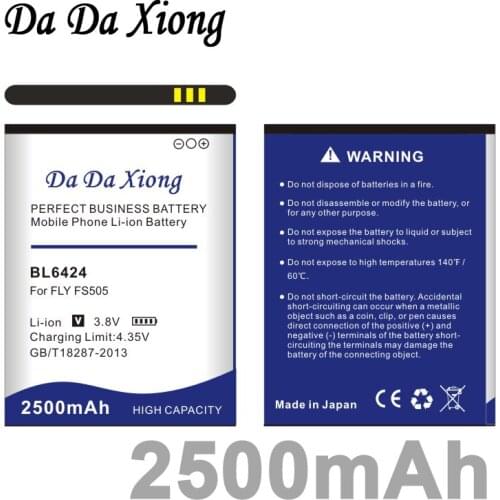 Da Da Xiong 2500mAh BL6424 Li-ion Phone Battery for FLY FS505 Nimbus 7