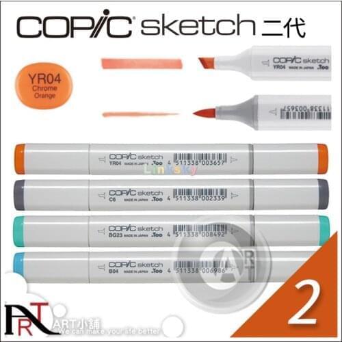 Too Copic sketch series all 358 colors marker, Soft Head Marker, Art Brush Marker Pens Japan, Link 2, Art supplies