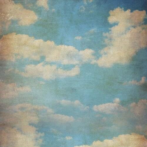 MEHOFOTO Vinyl Photography Background Blue Sky White Clouds Computed Printed Children Backdrops for Photo Studio CM-6717