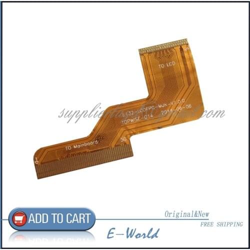 Original LCD screen Cable E132-LCDFPC-MJK-V1.0.0 TOPWISE-014 E132-LCDFPC-MJK-V1.0.0 TOPWISE for tablet pc free shipping